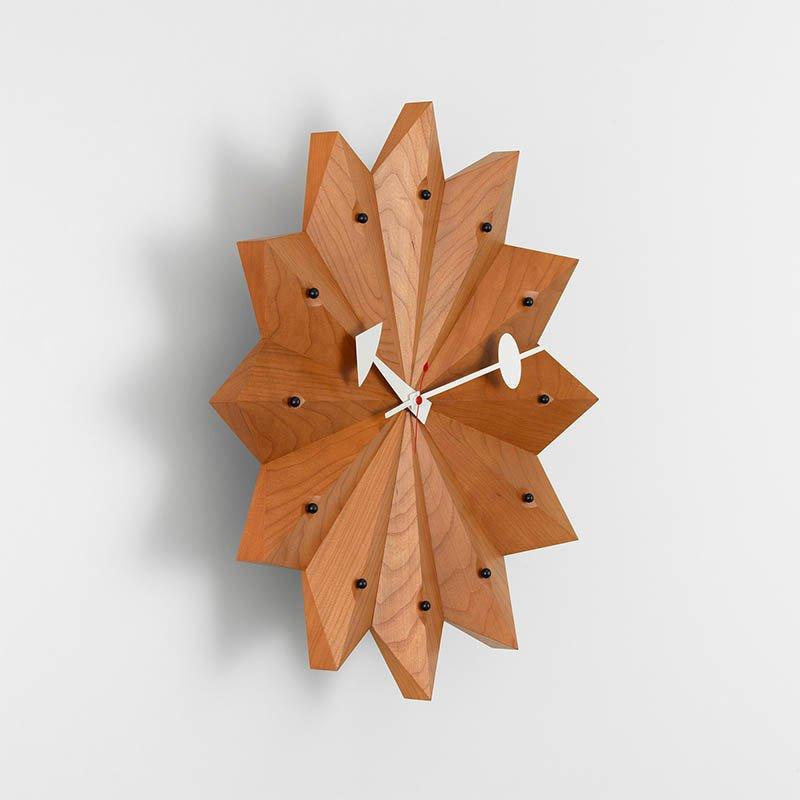 Mid-Century moderno Orologio da parete Fan Clock di George Nelson prodotto da Vitra nel 1950 in vendita