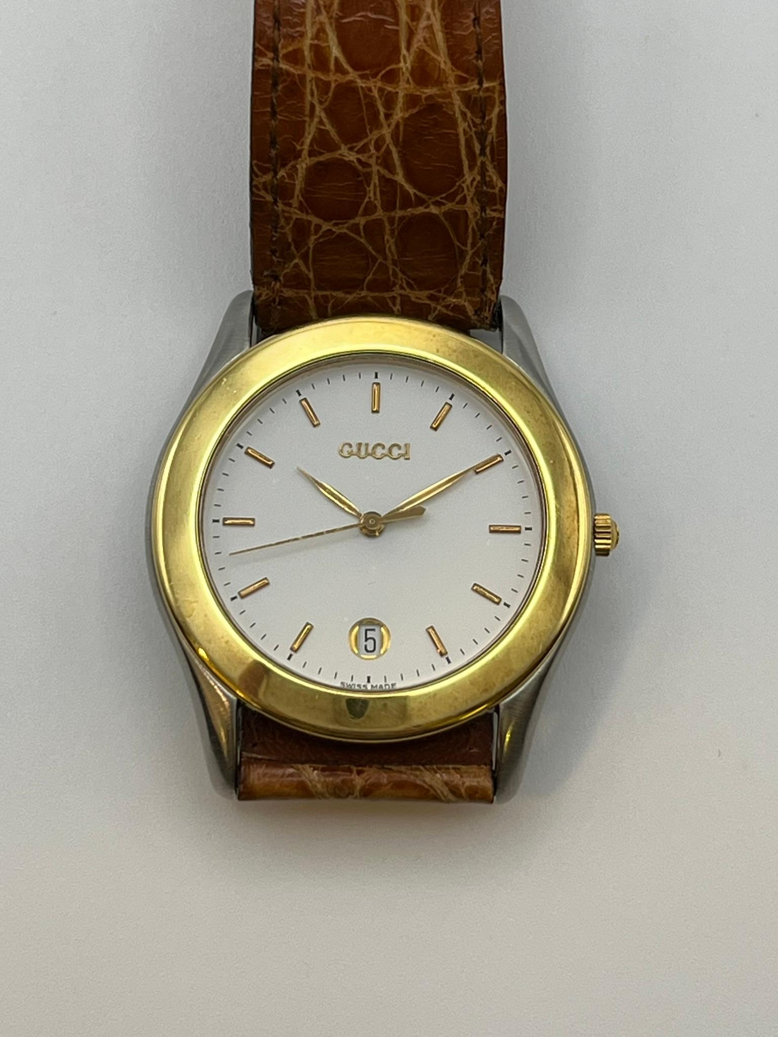Femenino o masculino Reloj de pulsera Gucci vintage de los años 80 en venta
