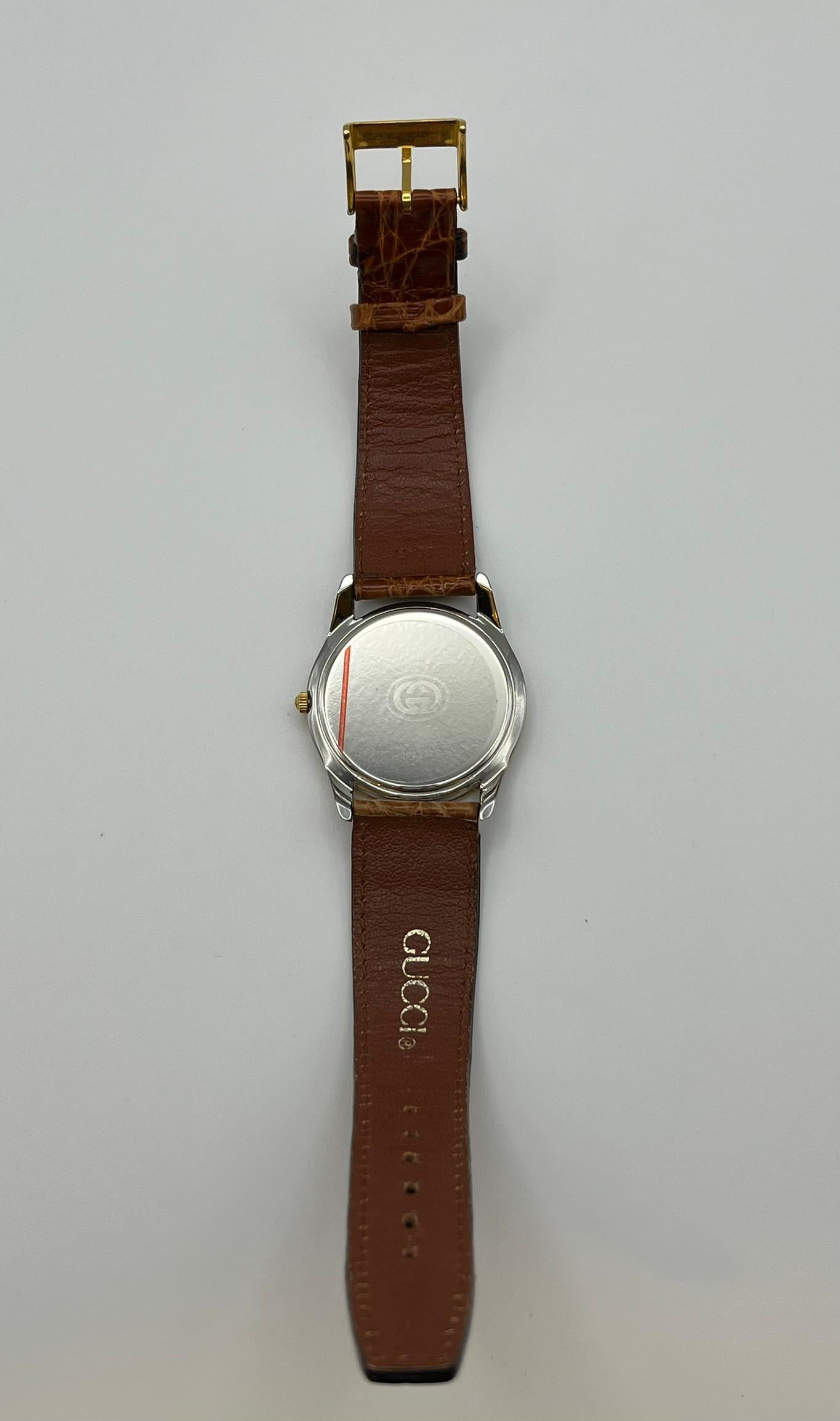 Reloj de pulsera Gucci vintage de los años 80 en venta 2