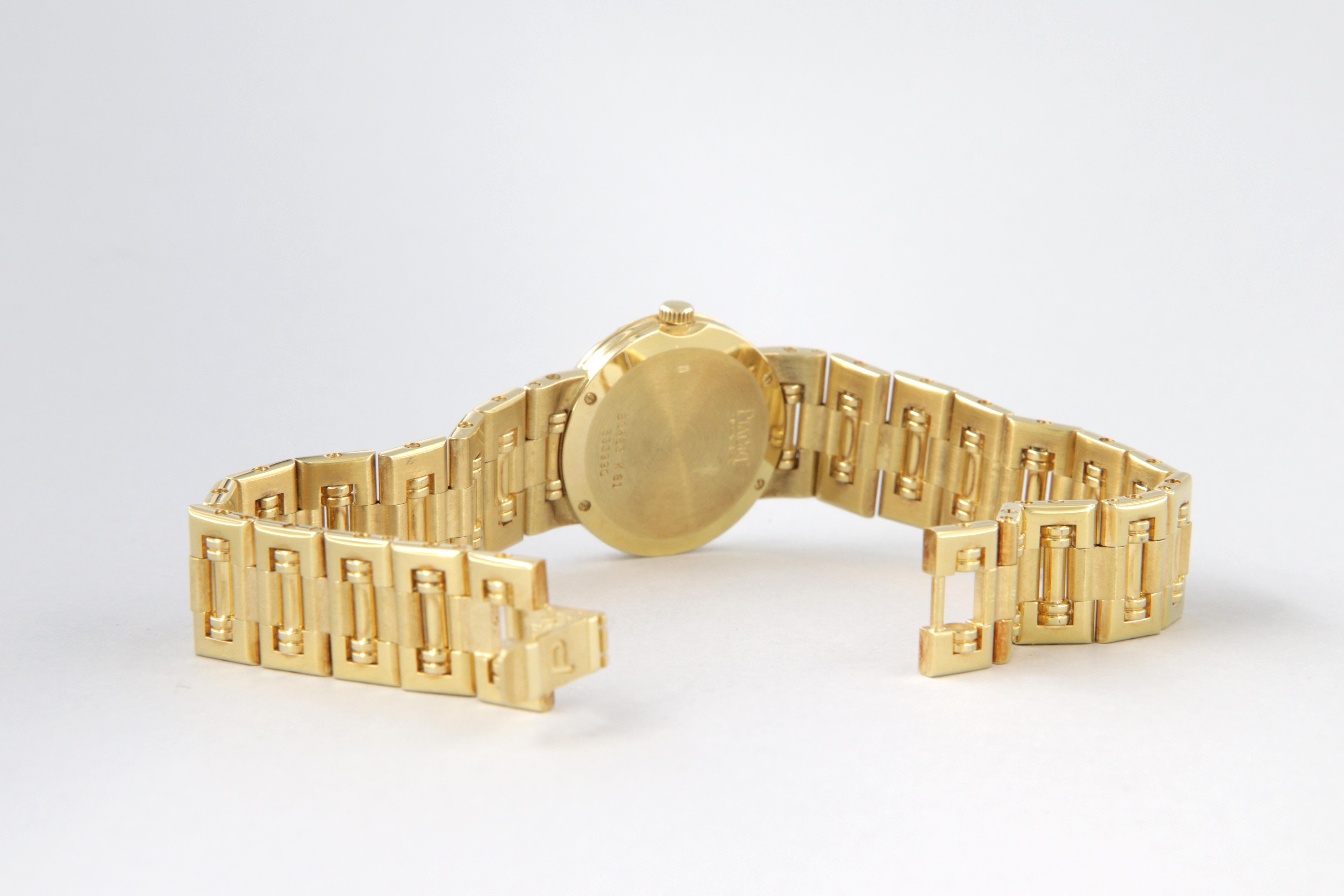 Femenino o masculino Piaget Dancer Reloj de pulsera de oro amarillo de 18 quilates Ref 80563K81 nuevo en venta
