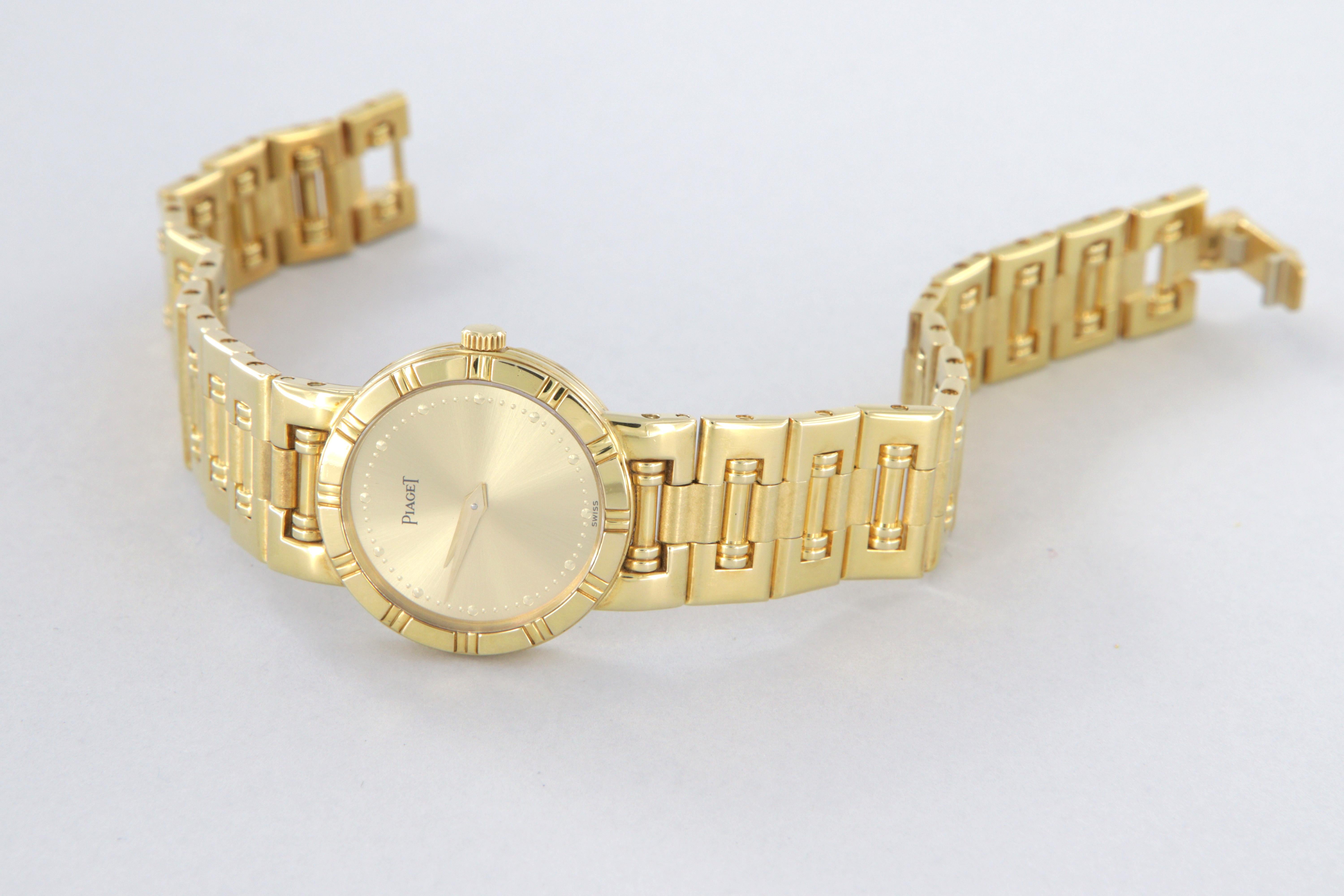 Piaget Dancer Reloj de pulsera de oro amarillo de 18 quilates Ref 80563K81 nuevo en venta 1