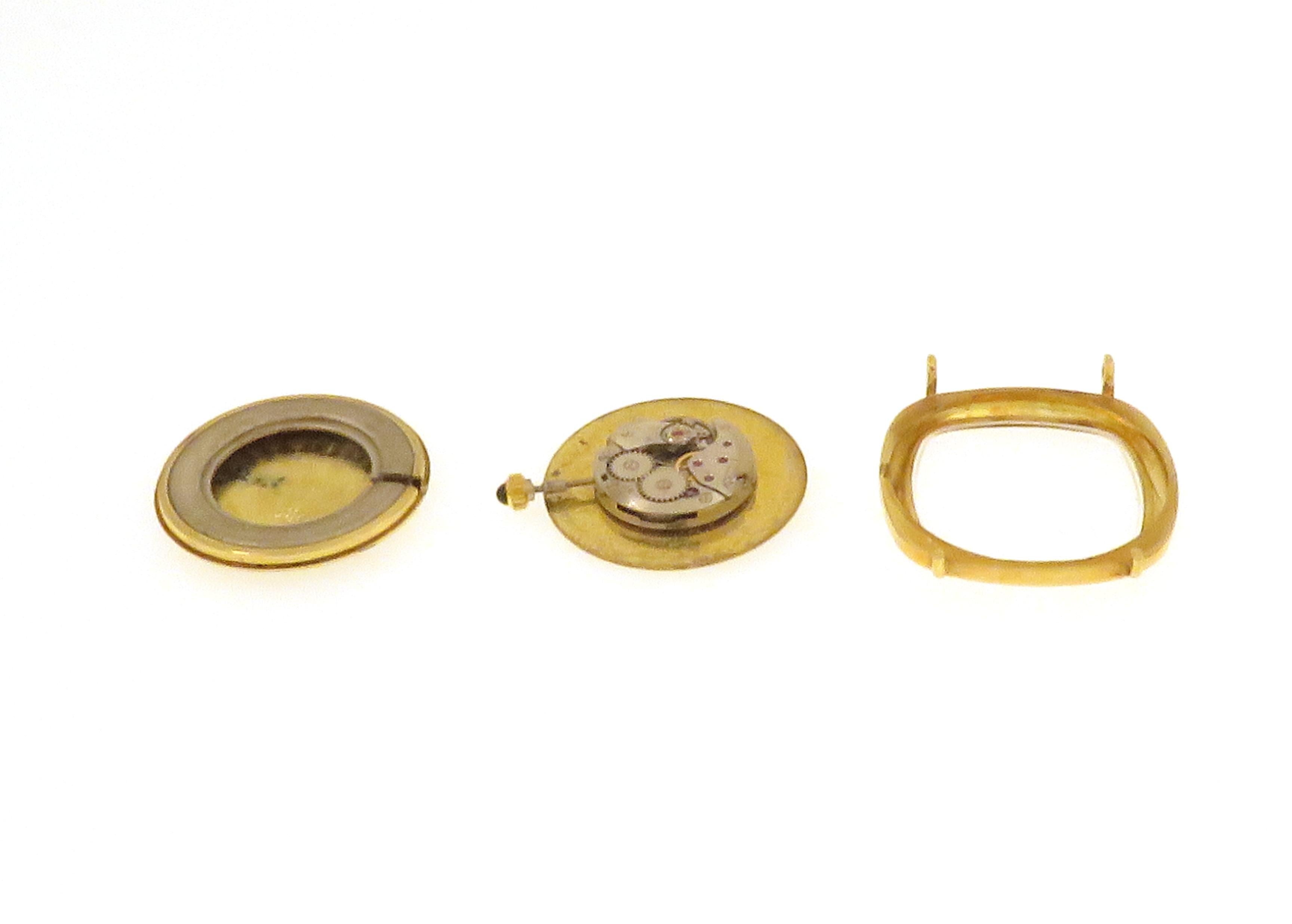 cinturini in oro giallo per orologi anni '60