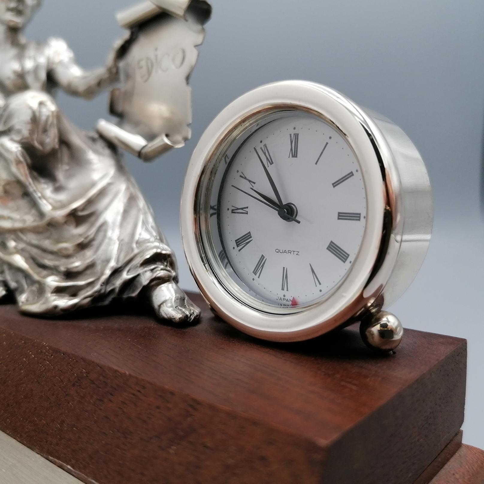 Desk clock Goddess Fortuna 