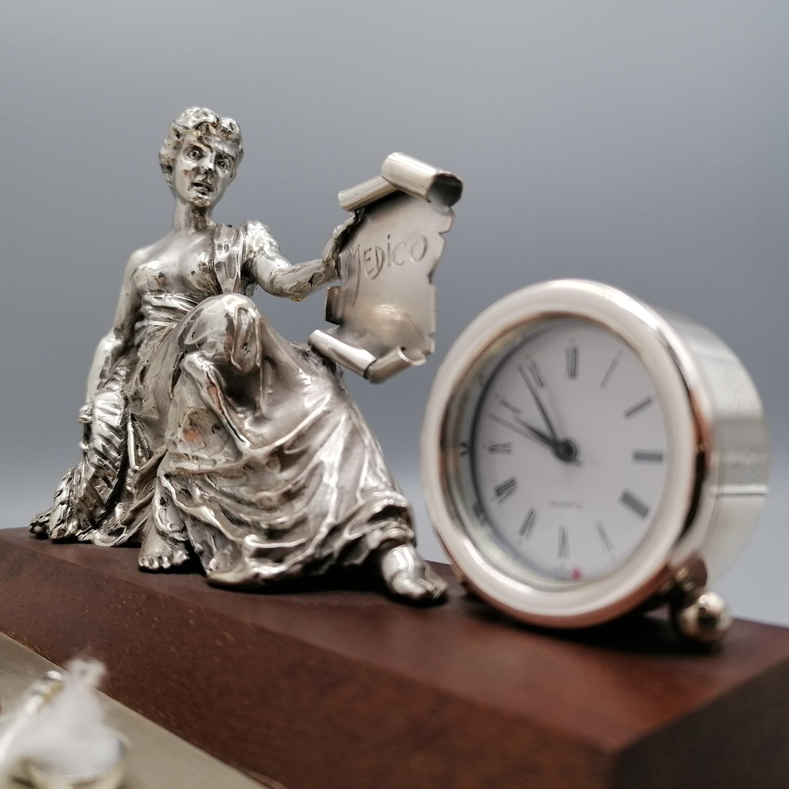 Desk clock Goddess Fortuna 