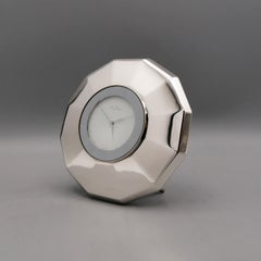 Schreibtischuhr aus Sterlingsilber