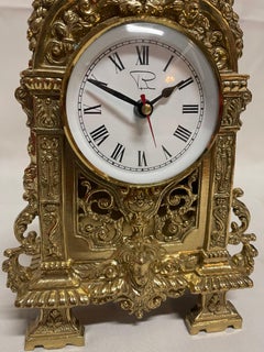 Orologio da tavolino vintage in bronzo 2000