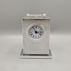 Reloj de sobremesa de plata 800