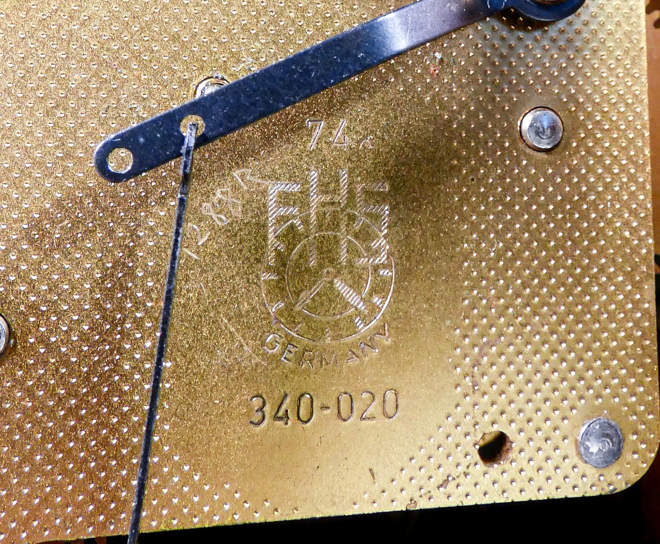 Orologio da tavolo SONDOR Bewegung FHS Franz Hermle Sohn. Germania, Anni 70 3