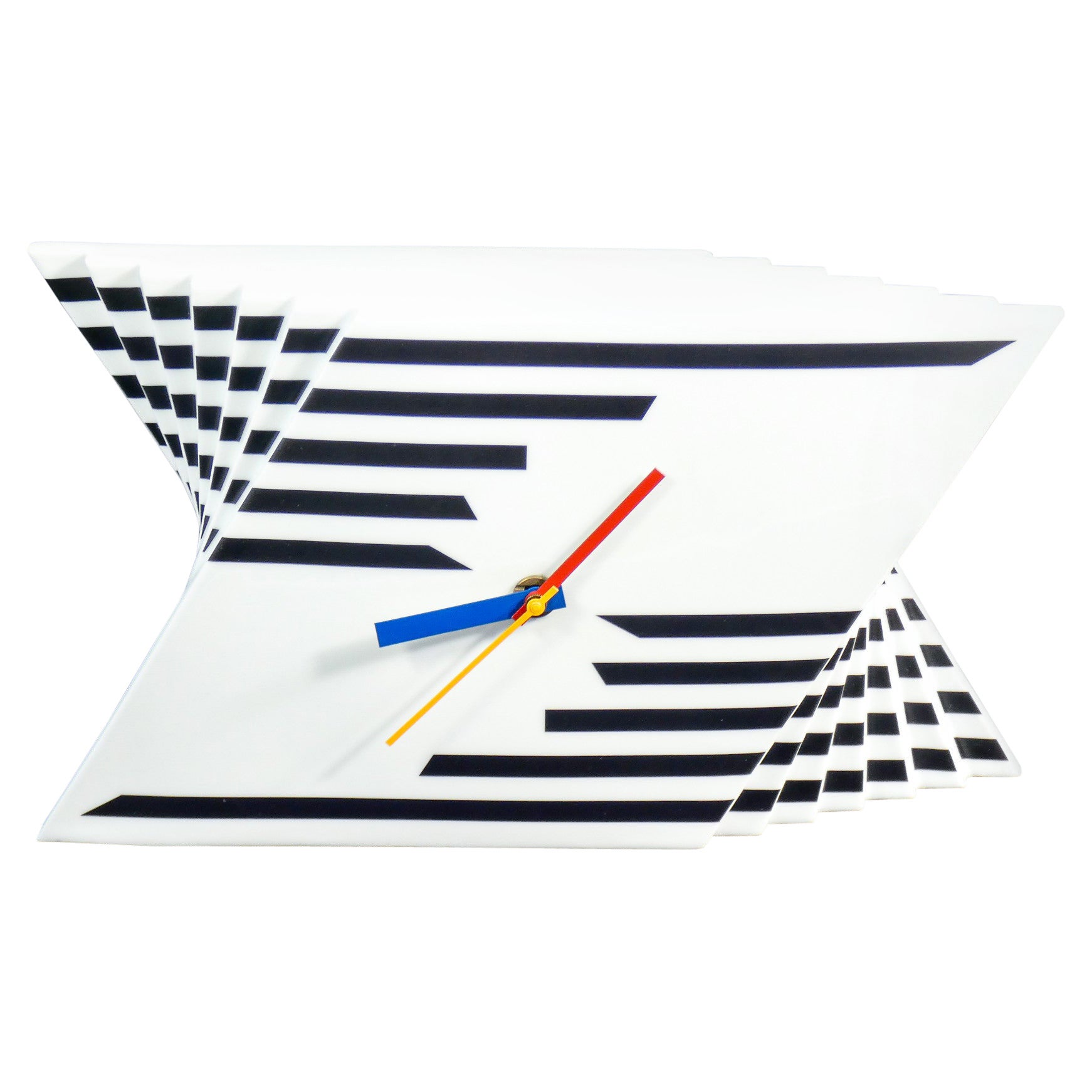 Time Stripes Tischuhr, Design Marcello MORANDINI für ROSENTHAL. 1980s im Angebot