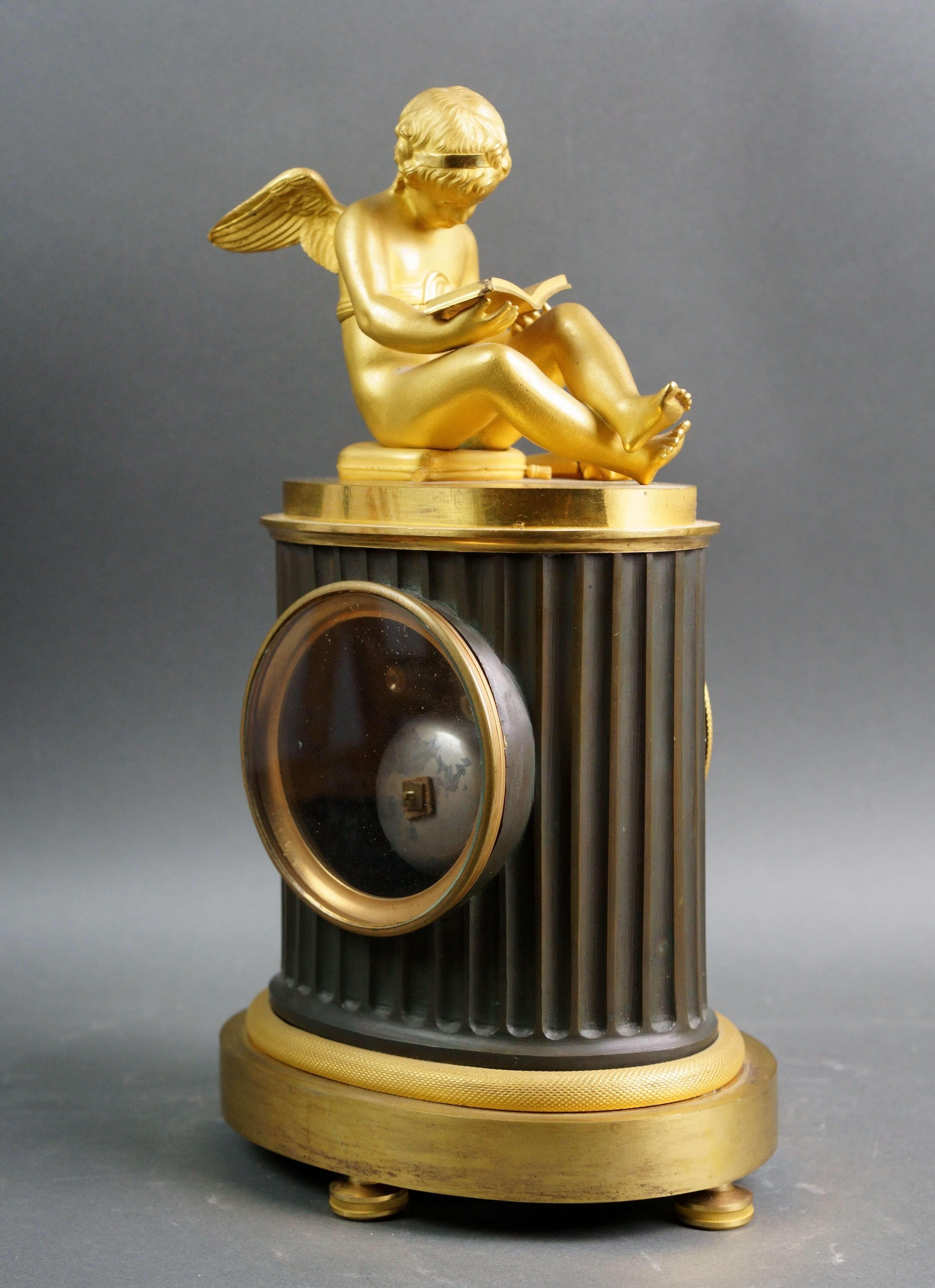 19th Century French Empire Gilt Bronze 