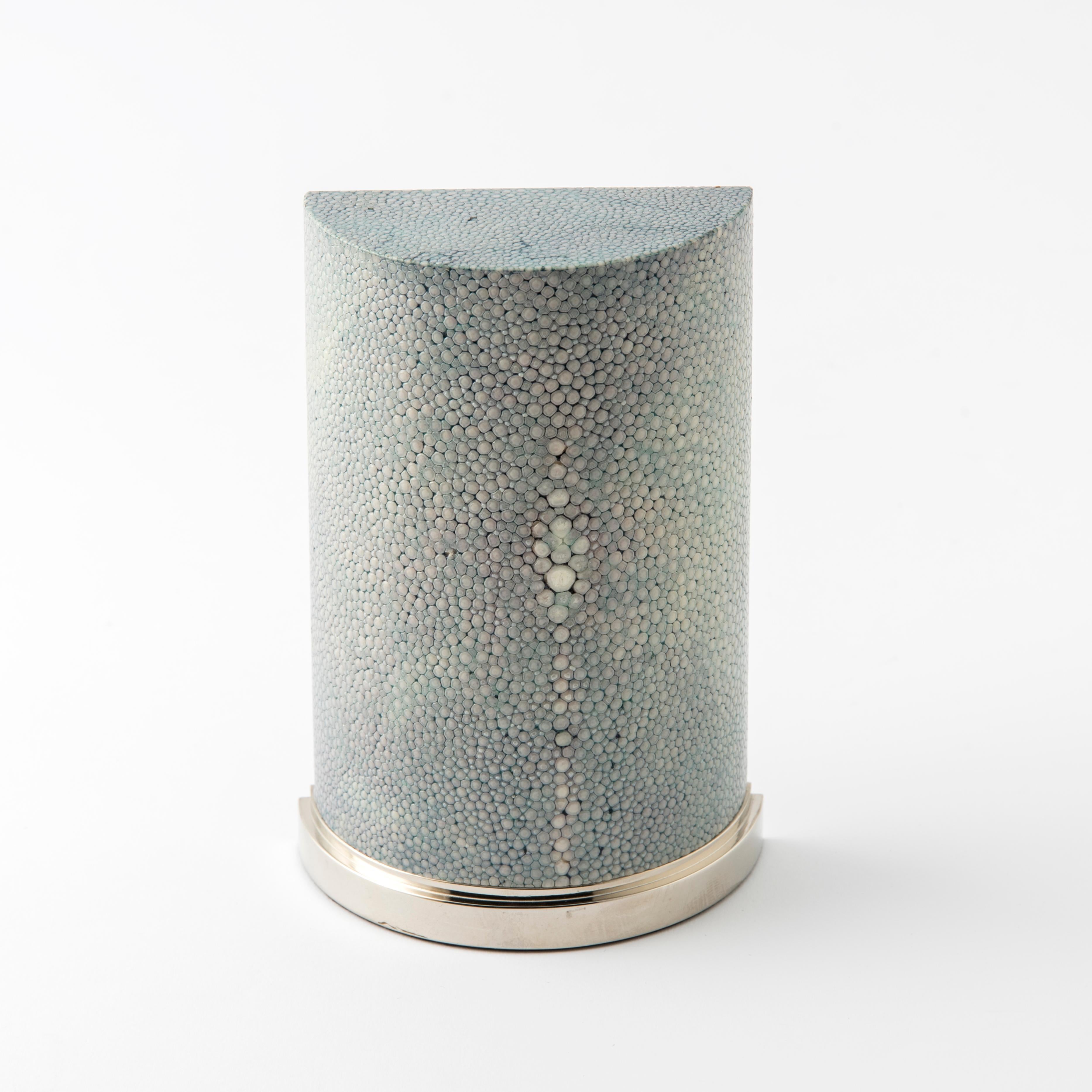 Reloj de sobremesa Shagreen - Diseño exclusivo de Nino Basso Hecho a mano en venta