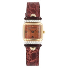 Orologio La Nouvelle Bague in oro 18 carati, smalto e diamanti
