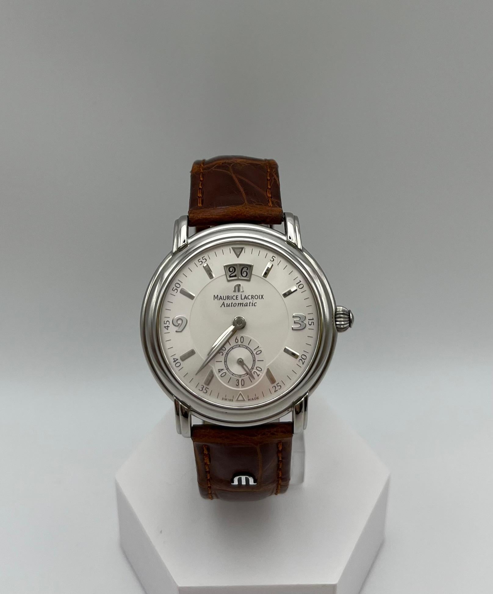 Montre Maurice Lacroix Masterpiece Grand Date Automatic en vente 5