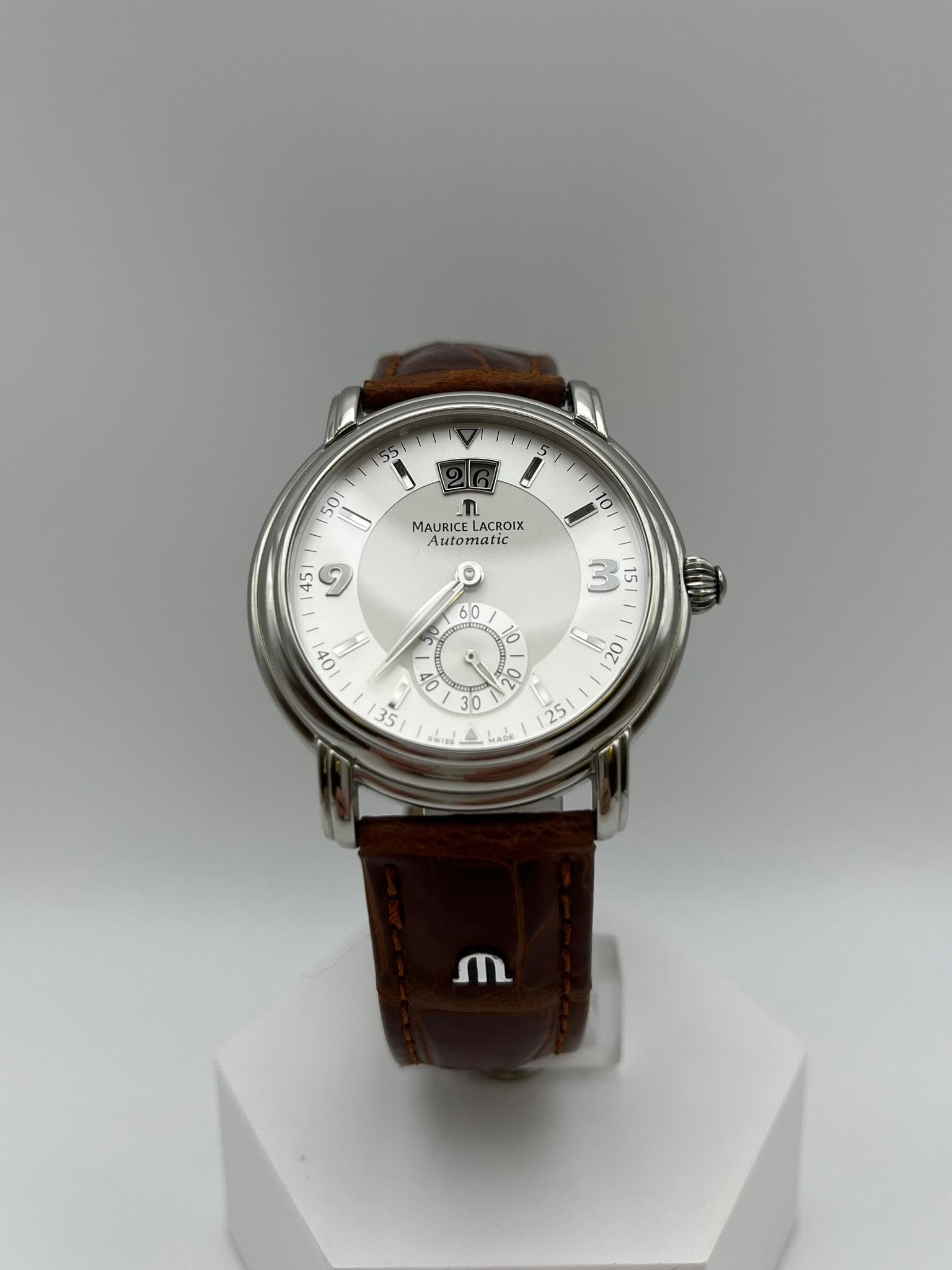 Montre Maurice Lacroix Masterpiece Grand Date Automatic en vente 4