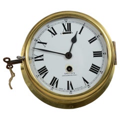 Nautical Decor Wall Clock, Porthole Wall Clock, Brass Sailing Items