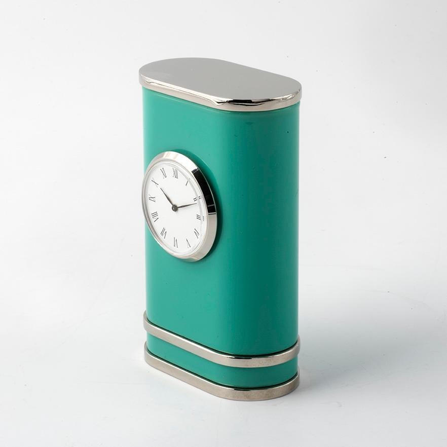 Modern OROLOGIO OVALE  GIADA -  design contemporaneo - collezione esclusiva For Sale