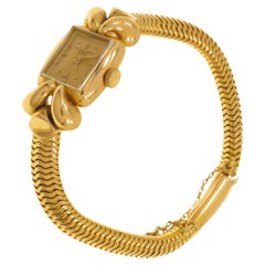 Patek Philippe Rose Gold Watch With Tube Bracelet