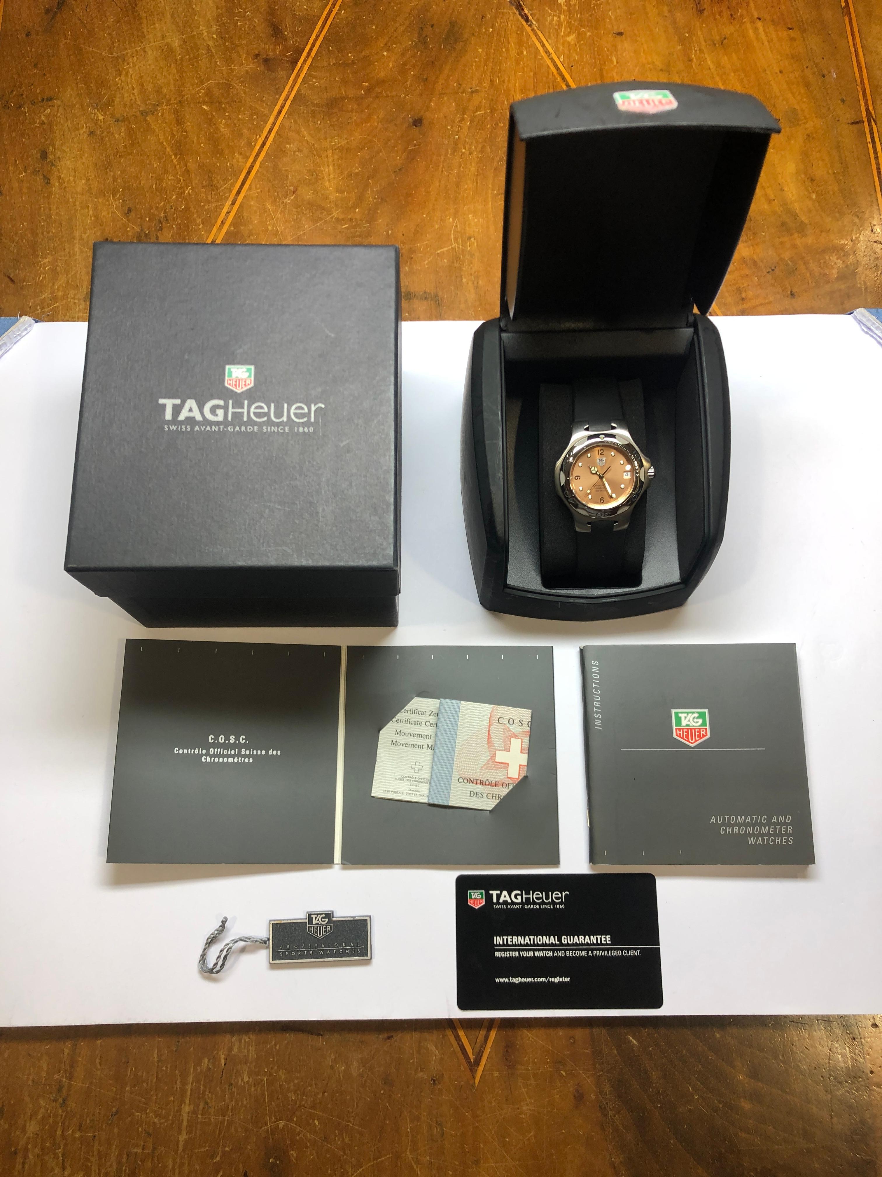 Tag Heuer Kirium cronómetro automático WL5114 New Old Stock en venta 9