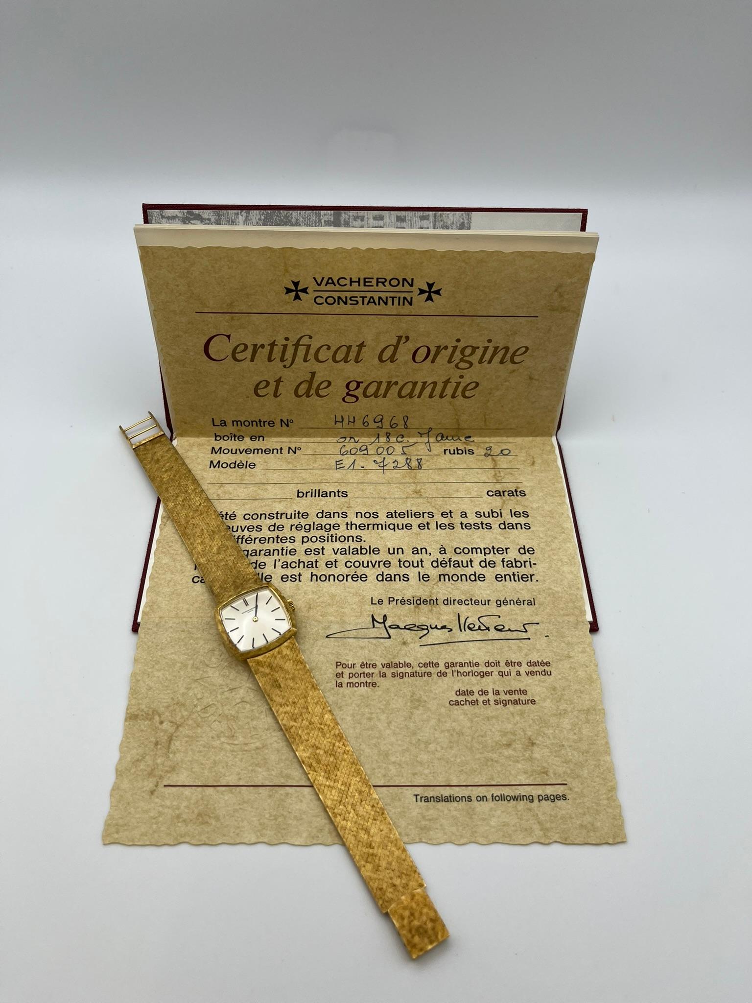 Orologio Vacheron Costantin anni '60 in oro 18 kt. In condizioni Nuovo in vendita a Abano Terme, IT