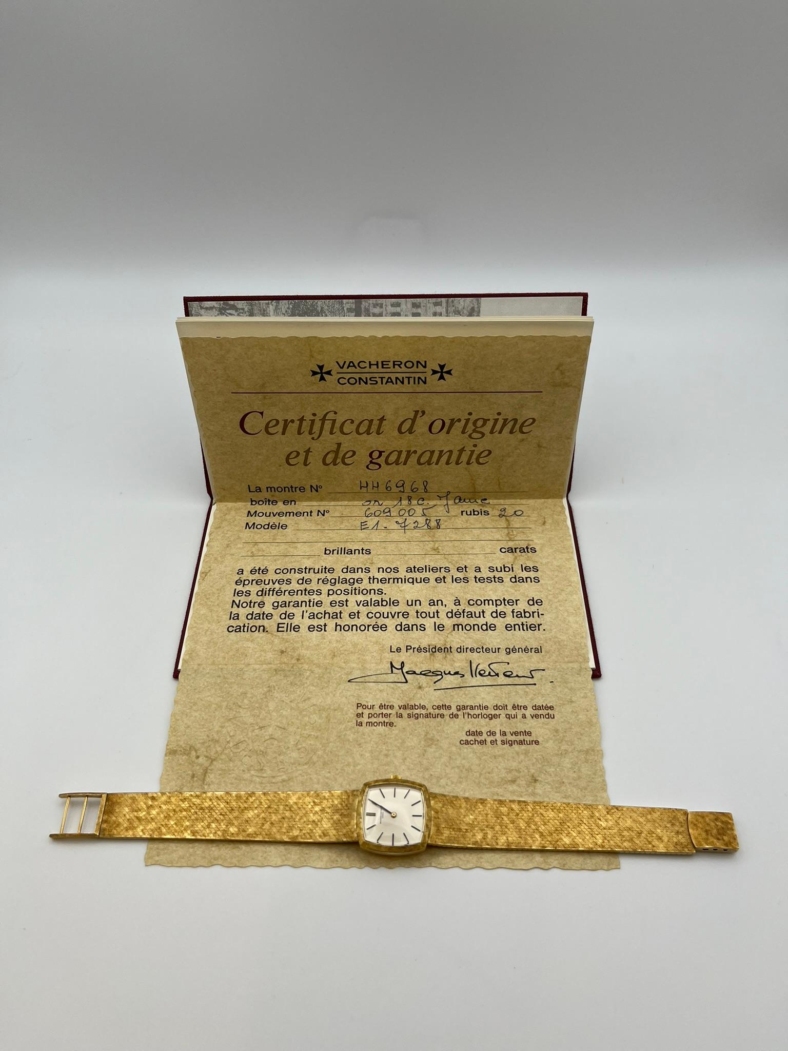 da uomo o donna Orologio Vacheron Costantin anni '60 in oro 18 kt. in vendita