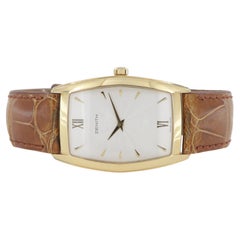 Zenith tonneau reloj de oro con cuerda manual nuevo viejo stock
