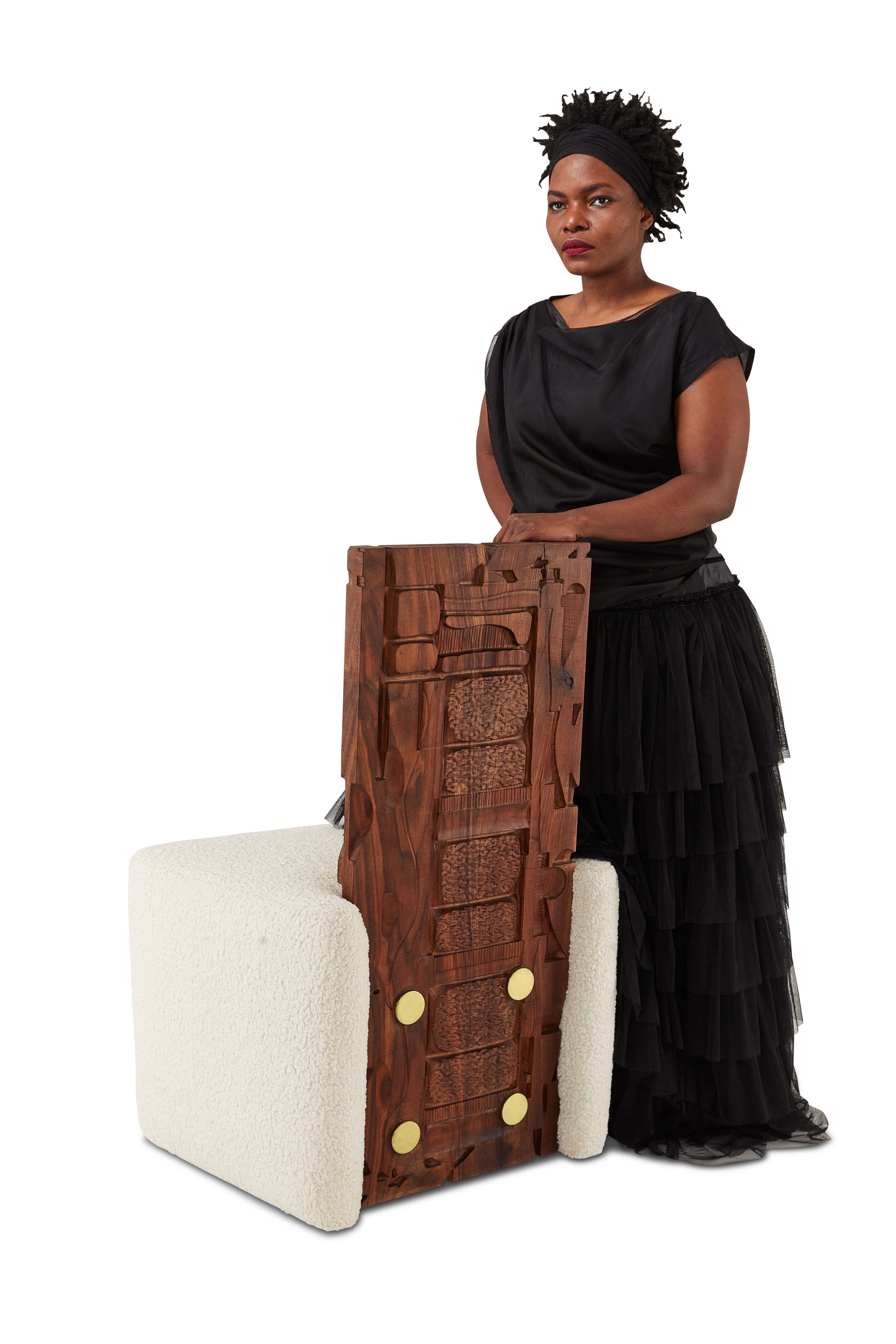 Contemporary Oromo Dining Chair by Egg Designs For Sale