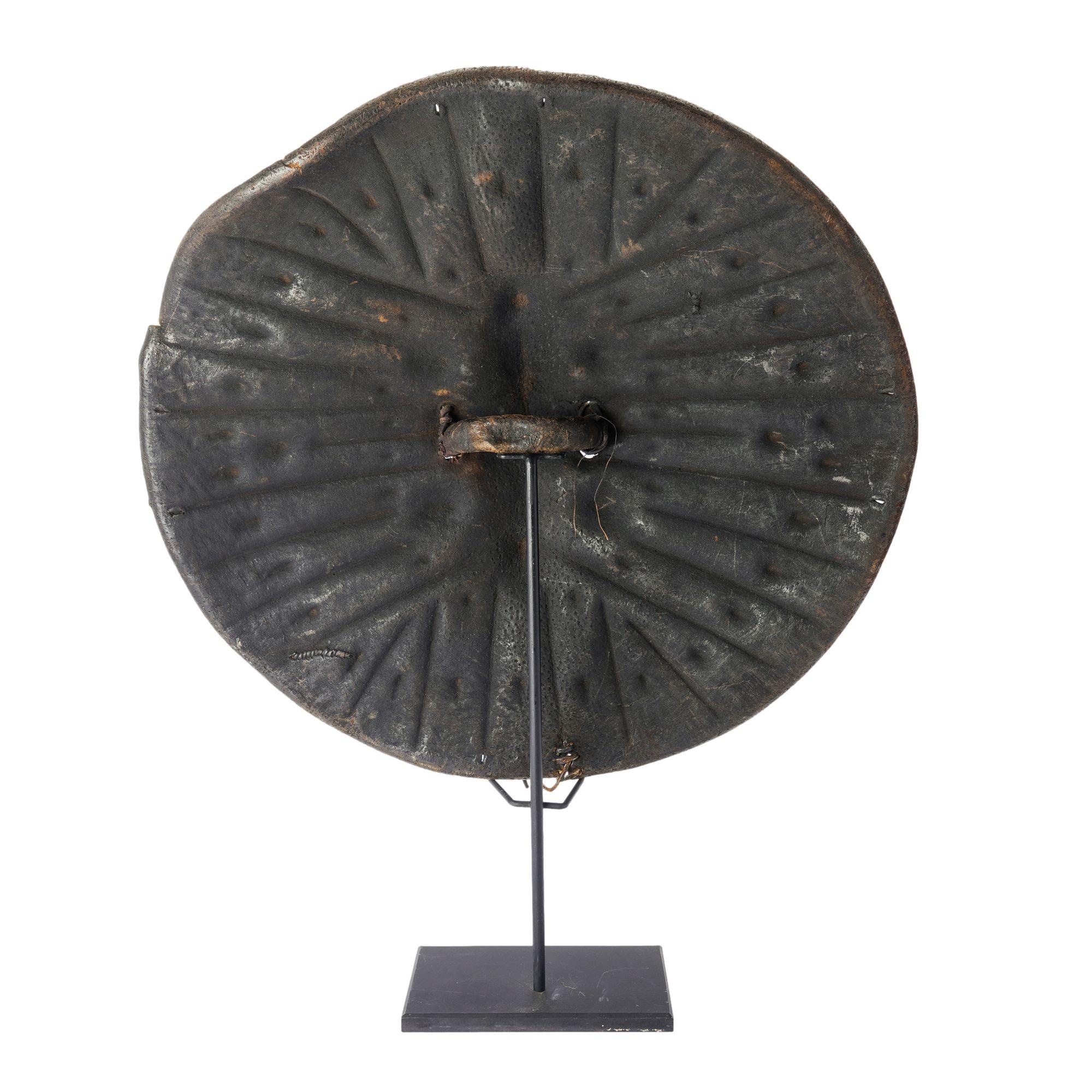 20th Century Oromo-Sidama leather warrior's shield, 1875-1925 For Sale