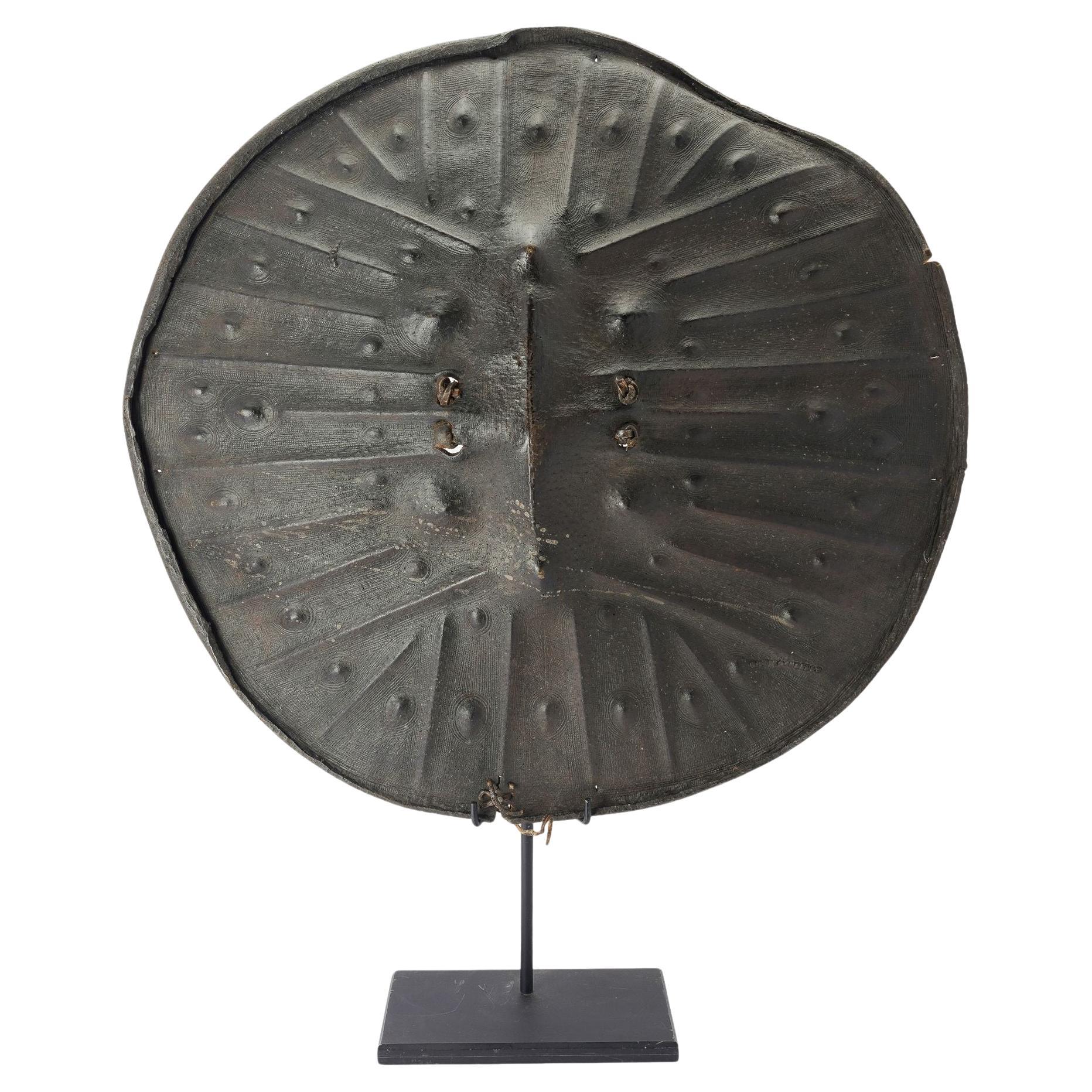 Oromo-Sidama leather warrior's shield, 1875-1925