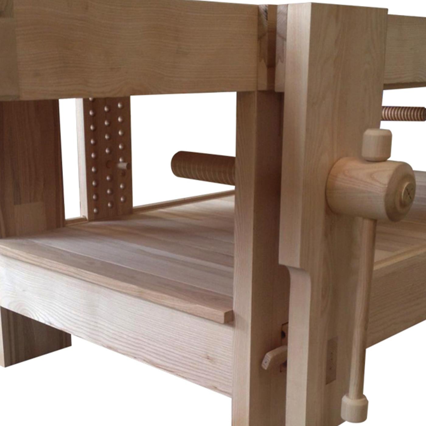Italian Oroval Carpenter Table For Sale