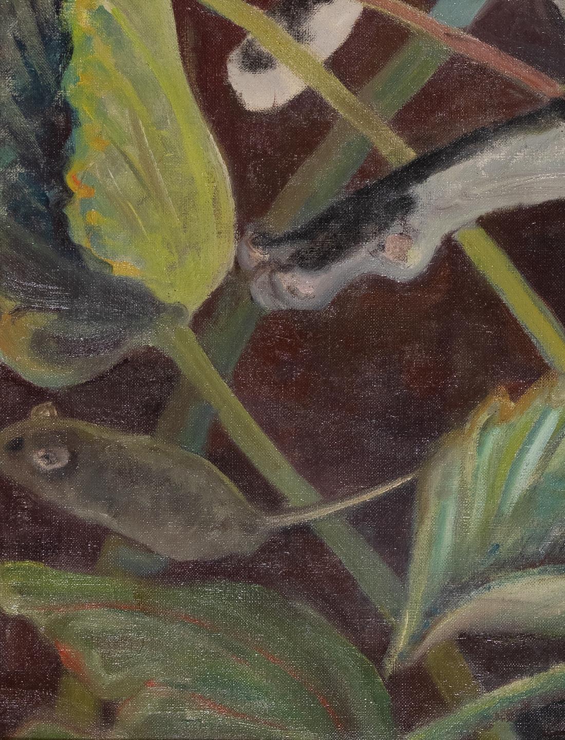 Cat and Mouse von Orovida Pissarro – Tiermalerei im Angebot 3