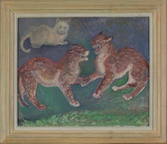Caterwaul by Orovida Pissarro - Animal painting