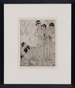 Chatter by Orovida Pissarro - Etching