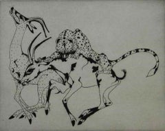 Cheetah d'Orovida Pissarro, 1930 - Impression à l'eau-forte