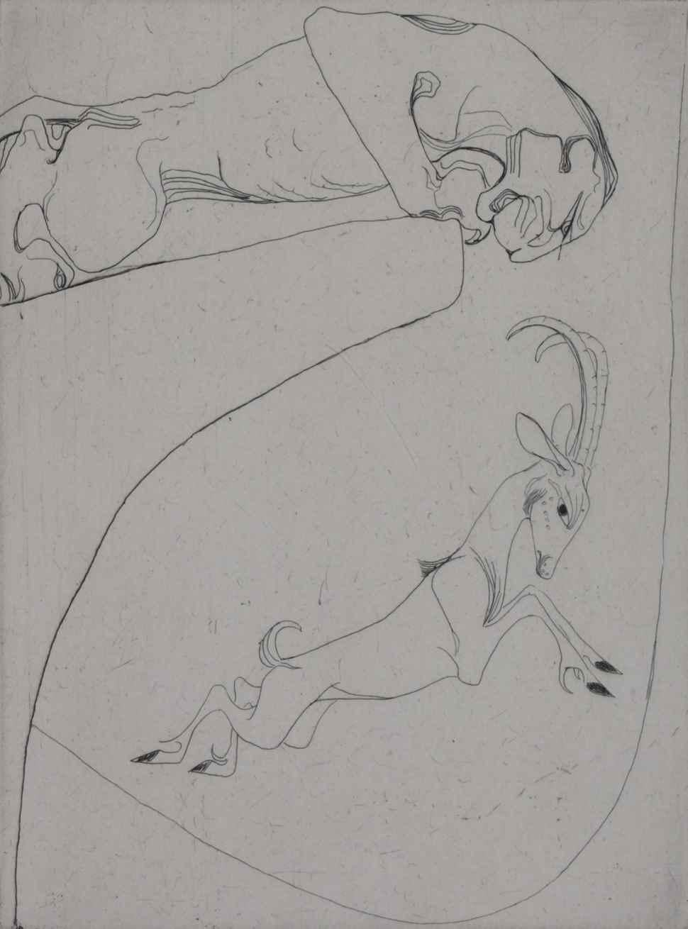 Courbes par Orovida Pissarro (1893 - 1968)
Gravure à l'eau-forte, épreuve d'essai no. 54
20,2 x 15 cm (8 x 5 ⅞ inches)
Signé et daté en bas à droite, Orovida 1919
Inscrit en bas à gauche Épreuve d'essai n° 54 et titré en bas au milieu. 54 et titre