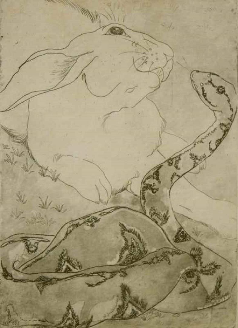 VENDUTO NON VERNICIATO 

Paura di Orovida Pissarro (1893 - 1968)
Incisione
26 x 19,5 cm (10 ¼ x 7 ⅝ pollici)
Firmato e datato in basso a destra, Orovida 1917
Stato 2, prova di prova n. 2

Provenienza
Collezione privata, Europa

Biografia