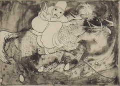 Fear Ridden by Orovida Pissarro, 1926 - Etching Print