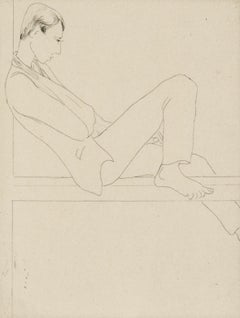 Portrait by Orovida Pissarro - etching
