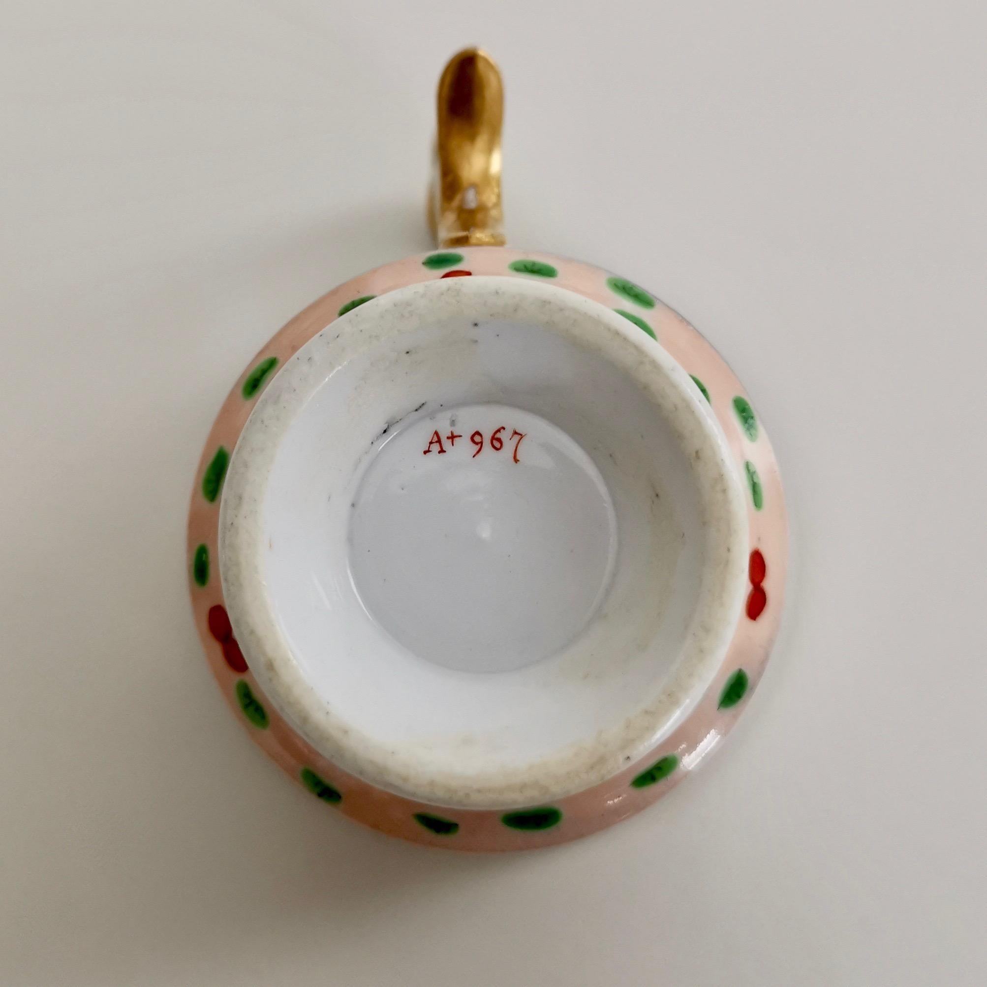 Orphaned Porcelain Coffee Cup, Spode, Imari Tobacco Leaf Pattern Regency ca 1815 6