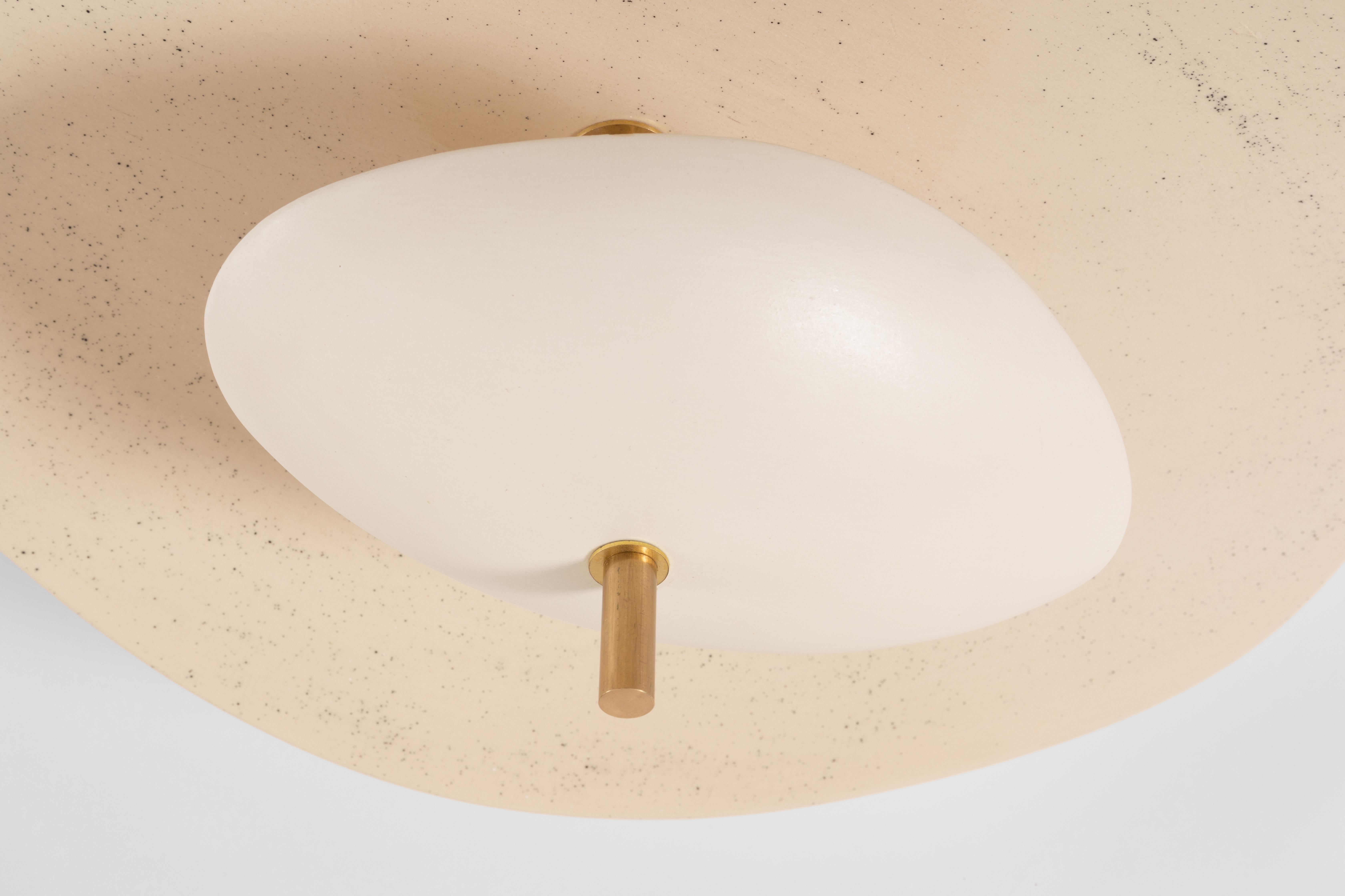 Organic Minimalist Contemporary Standard Flush Mount by Elsa Foulon In New Condition For Sale In Geneve, CH