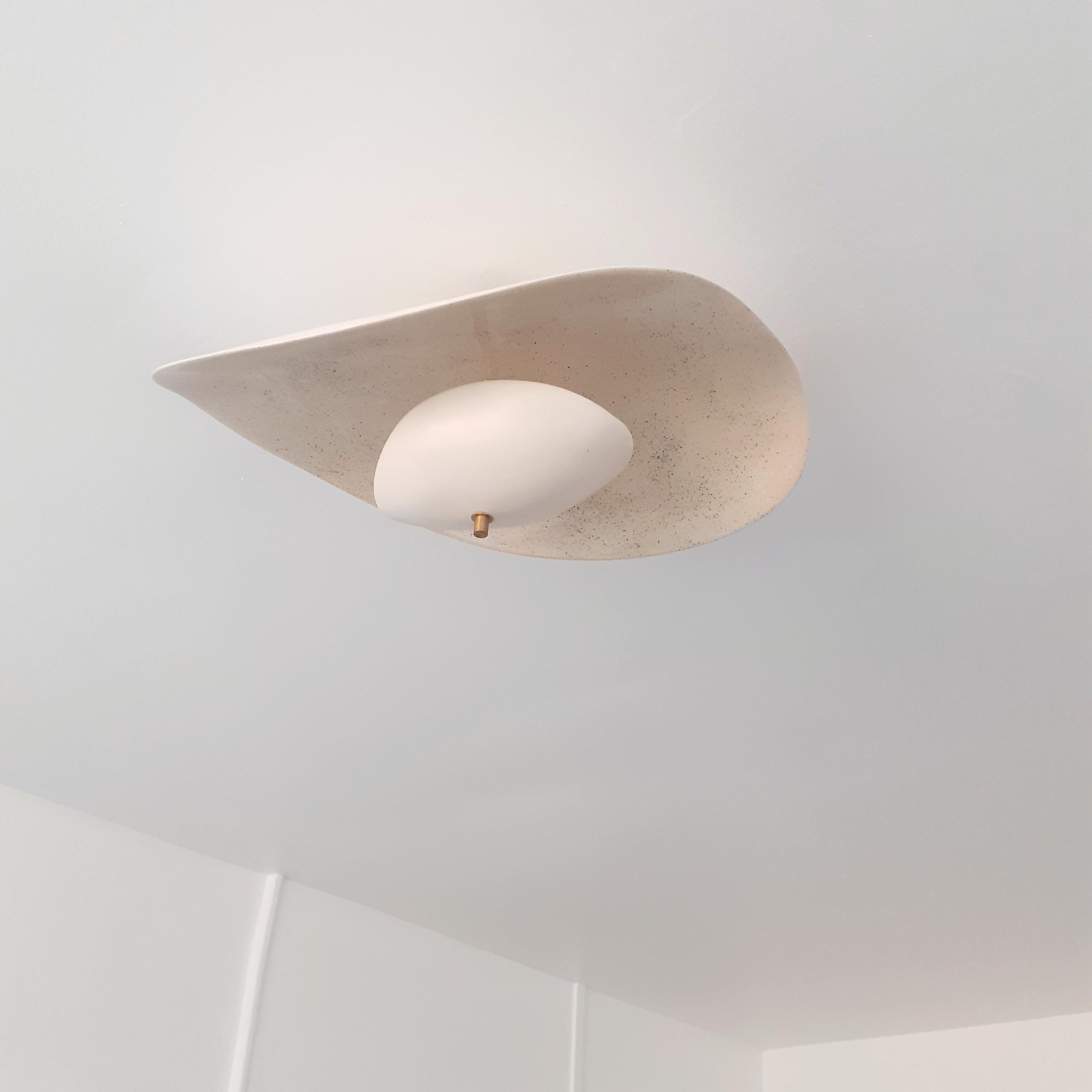 Organic Minimalist Contemporary Standard Flush Mount by Elsa Foulon For Sale 1