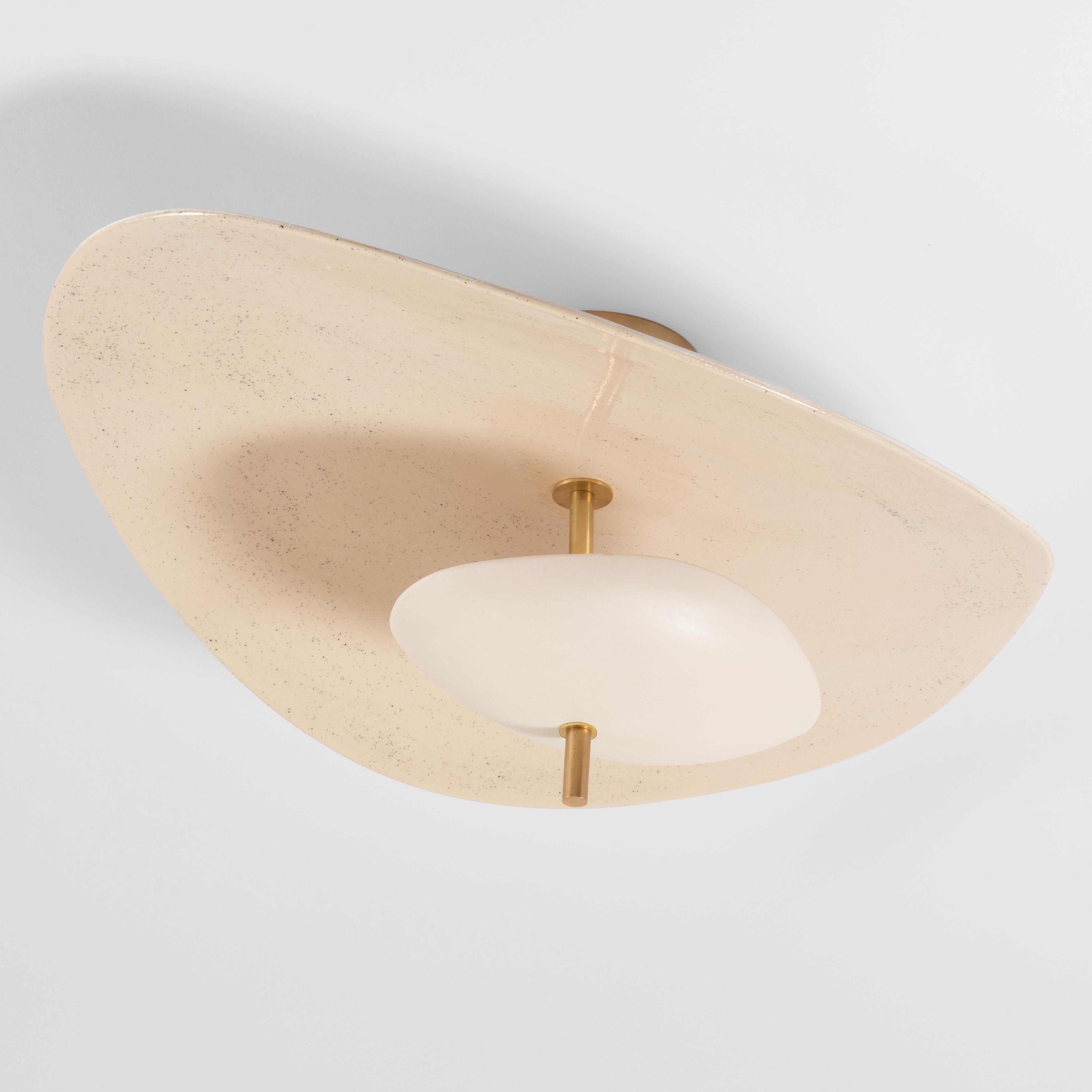 Postmoderne Organic Minimalist Contemporary XL Sized Flush Mount par Elsa Foulon en vente