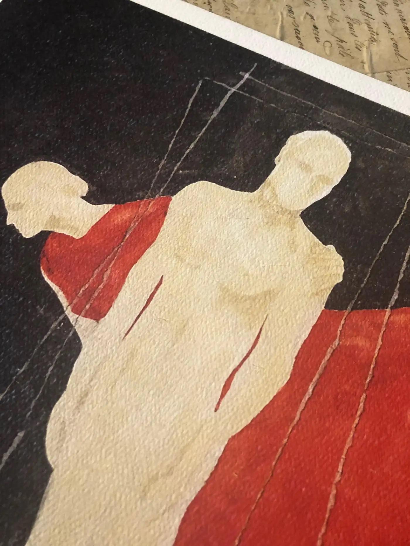 Una composizione struggente e poetica dell'artista Louis Shields, 