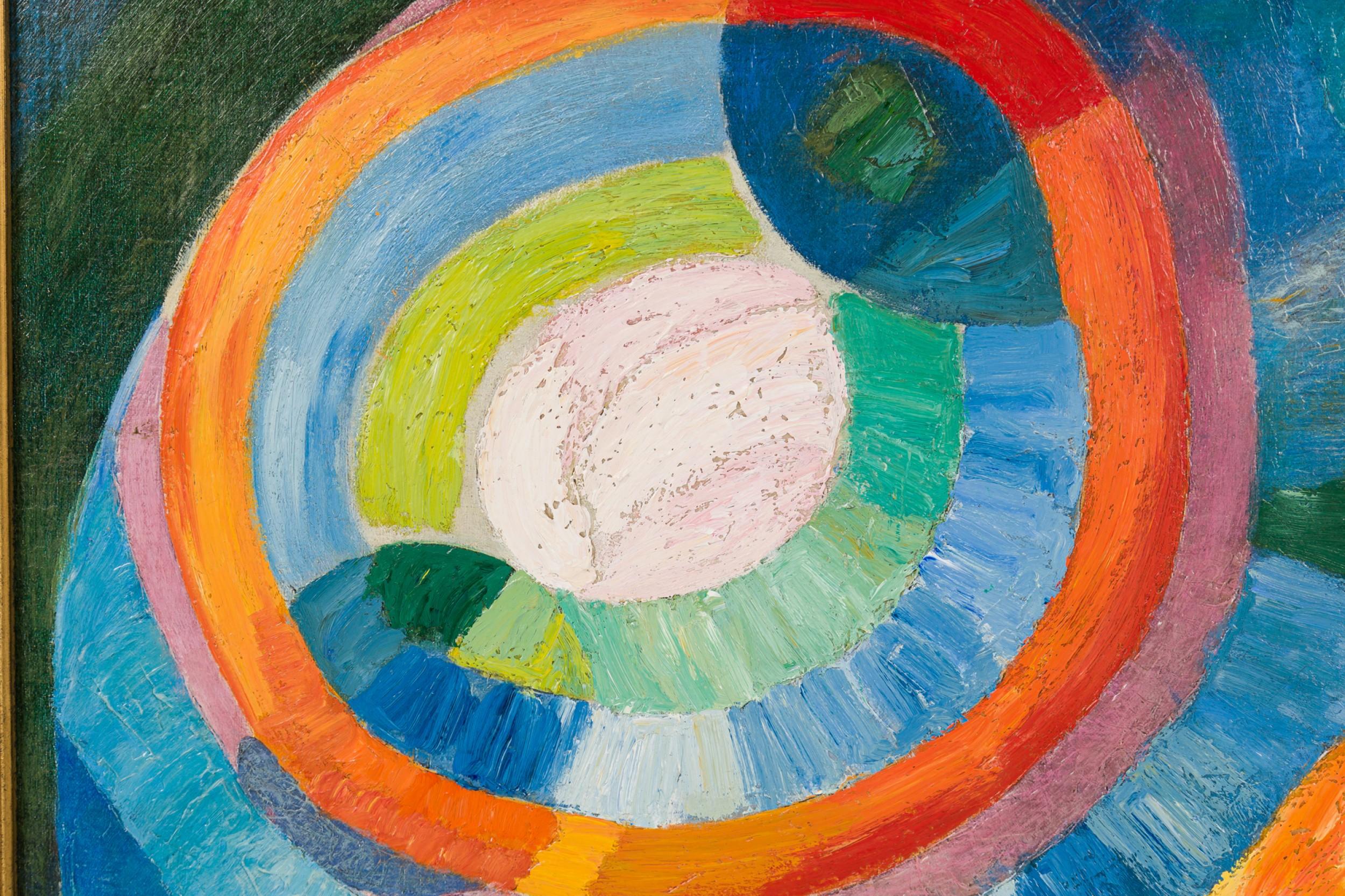 Orfismo Frutal Pintura Abstracta Pintado a mano en venta