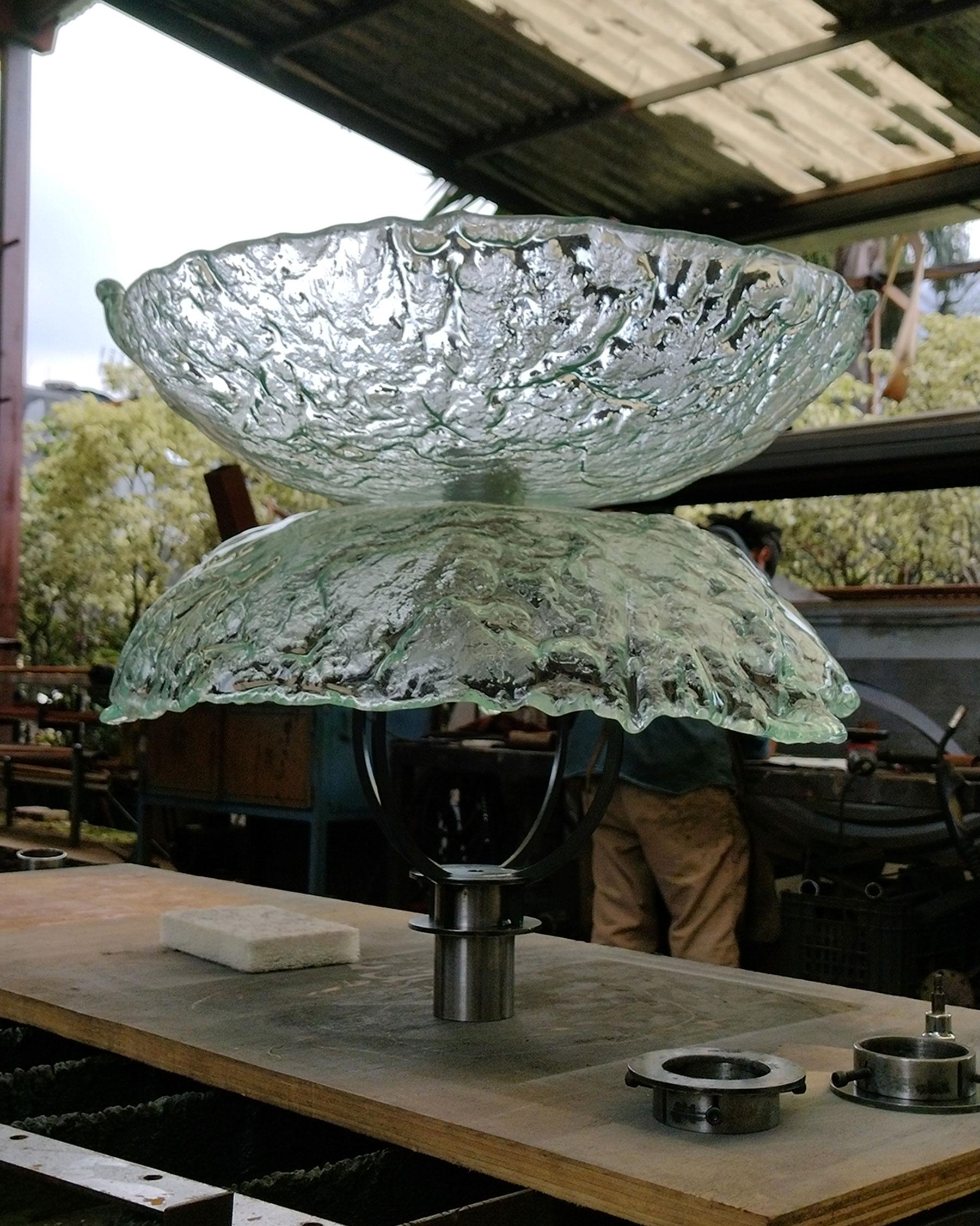Messicano Lampada a sospensione Orquídea II di A. Moreno in vendita