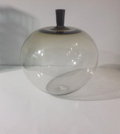 Orrefors Apple Vase by Ingeborg Lundin in Rare Brown