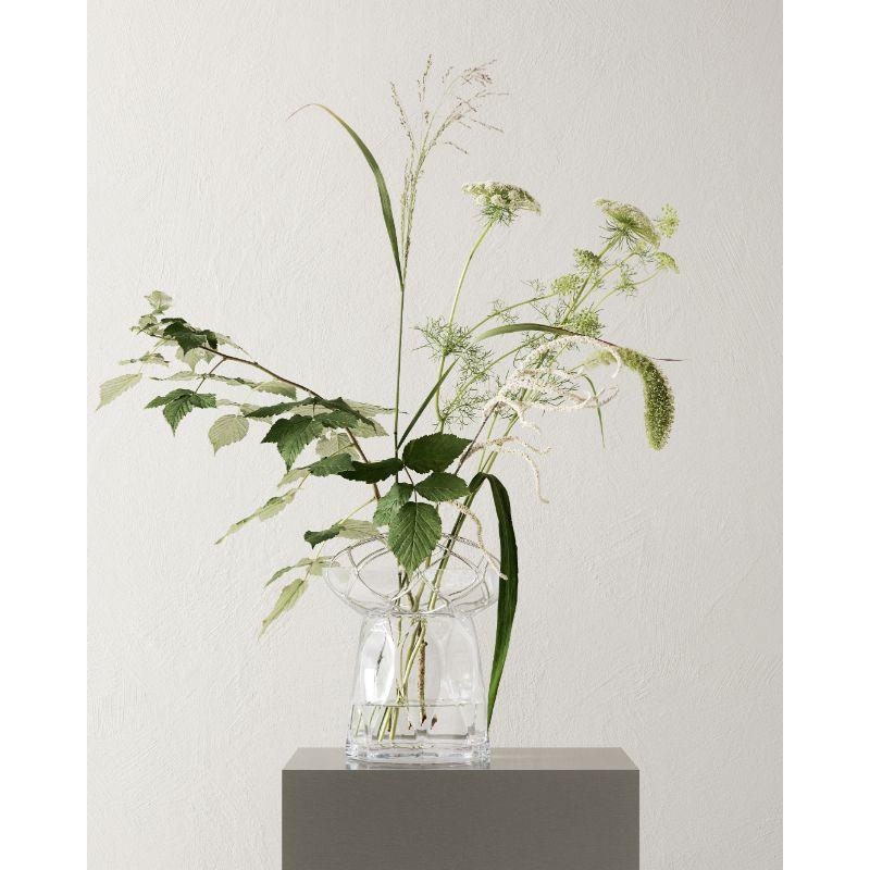 Polish Orrefors Bloom Vase High For Sale