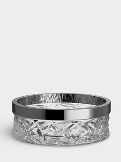 Orrefors Cuenco Quilates Silverrim