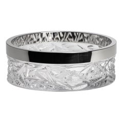 Orrefors Carat Bowl Silverrim