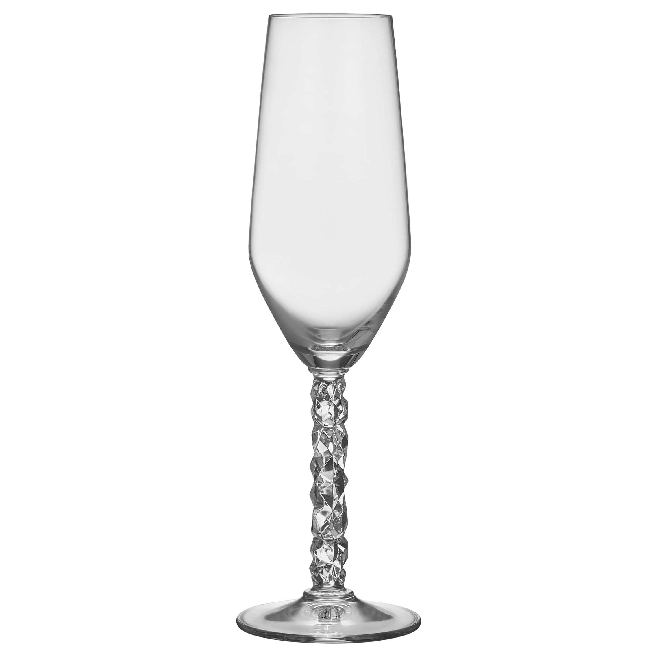 Orrefors - Flûte à champagne Carat - Lot de 2 en vente