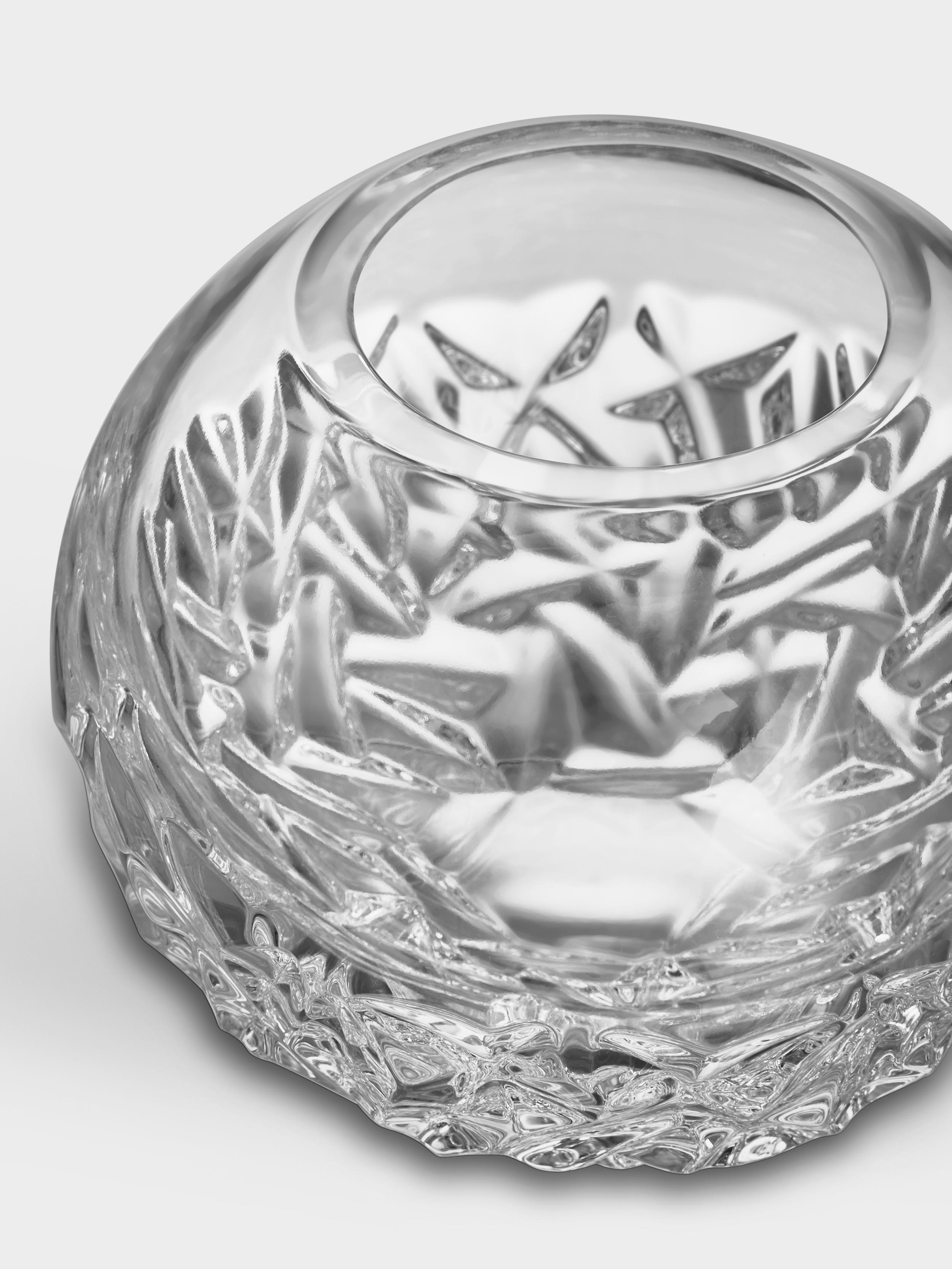 Slovène Orrefors Vase Globe Carat Petit en vente